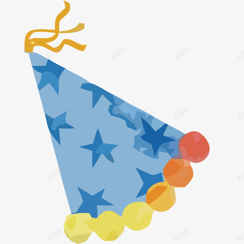 蓝色生日帽png免抠素材_88icon https://88icon.com 生日 生日矢量 矢量素材 矢量蓝色 蓝色 蓝色矢量