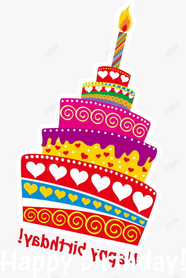 卡通蛋糕蜡烛png免抠素材_88icon https://88icon.com happy 卡通蛋糕 生日 生日快乐 蛋糕 蜡烛