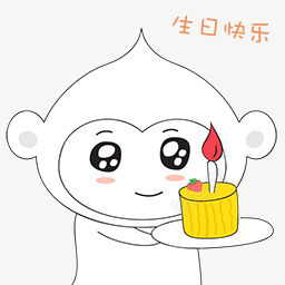 简笔画猴子生日快乐png免抠素材_88icon https://88icon.com 快乐 猴子 生日 简笔