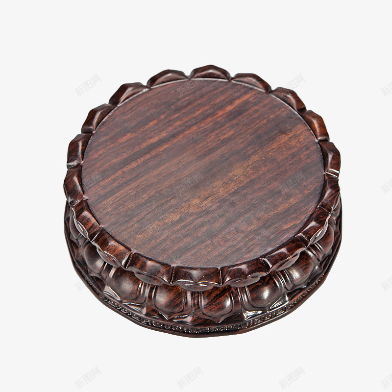 黑梓木观音莲花底座png免抠素材_88icon https://88icon.com 产品实物 佛像底座 底座实木 盆景工艺品摆件 花瓶 莲花底座 黑梓木观音莲花底座