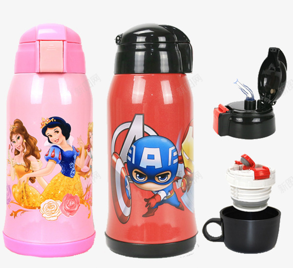 迪士尼儿童保温杯png免抠素材_88icon https://88icon.com pp材质 产品实物 安全环保 防摔