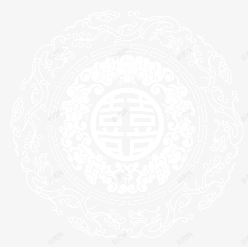 白色中国风喜字剪纸花纹装饰图案png免抠素材_88icon https://88icon.com 中国风 免抠PNG 剪纸 喜字 白色 花纹 装饰图案