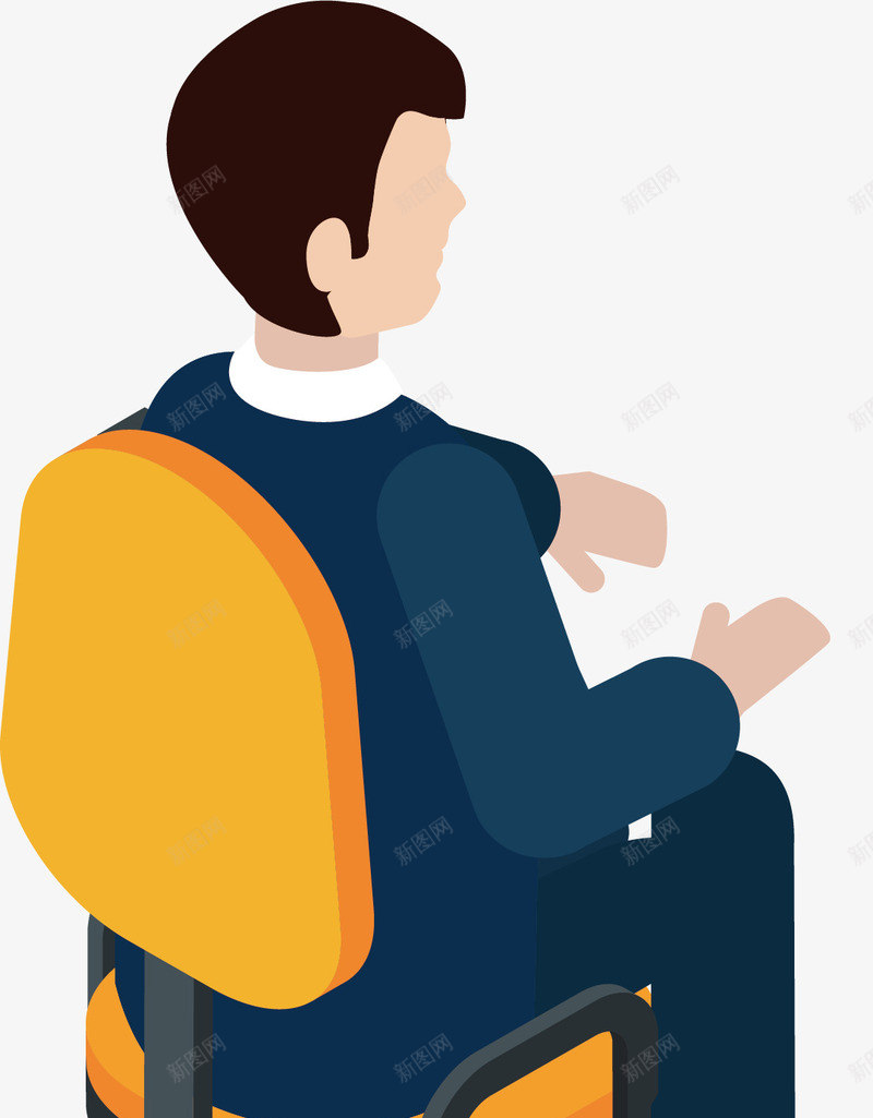 卡通职业人物男士矢量图ai免抠素材_88icon https://88icon.com 企业 公司 办公室 卡通 工作 工作人员 工作环境 手绘 插图 沟通 男士 职业 职业人物 职场 配图 矢量图