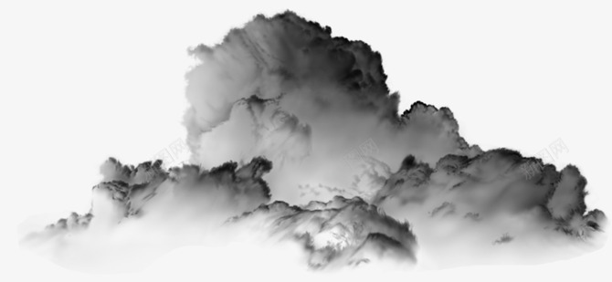 黑色烟雾透明水墨云朵png免抠素材_88icon https://88icon.com 云朵 水墨 烟雾 白云透底素材 透明 黑色