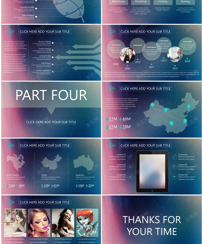 W025文艺唯美静态模版PPT模板_88icon https://88icon.com 唯美 文艺 模版 静态