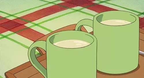 你喜欢咖啡牛奶还是茶二次元动图美食动图素材