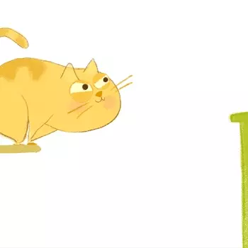 端午节插画李纬一的插画新做的动图给爱猫养猫的伙伴GIF图标