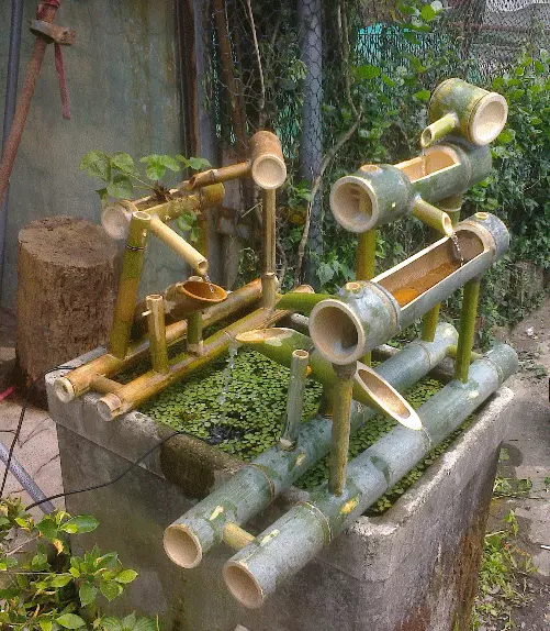 新型竹流水可过滤可种植水生植物这组刚完工就1300图标