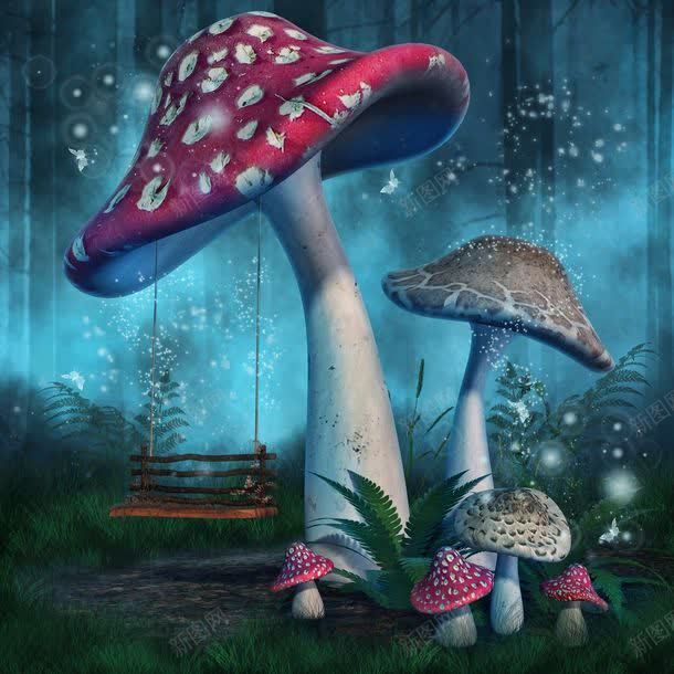 美丽仙境里的蘑菇jpg设计背景_88icon https://88icon.com 仙境 其它类别 图片素材 座椅 月光 梦幻 森林 童话 童话背景 美丽仙境里的蘑菇图片 美丽仙境里的蘑菇图片素材下载 背景花边 草地 蘑菇 鲜花