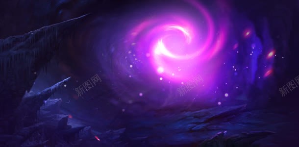 紫色神秘漩涡游戏场景jpg设计背景_88icon https://88icon.com 场景 游戏 漩涡 神秘 紫色