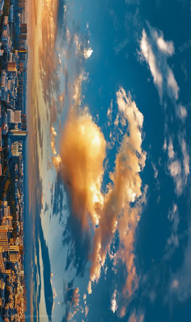 横过来的天空阳光城市jpg设计背景_88icon https://88icon.com 城市 天空 横过 阳光