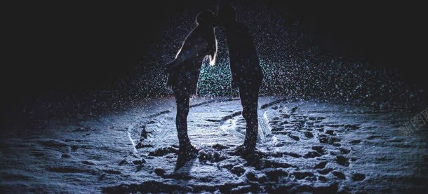 站在水中新吻的情侣jpg设计背景_88icon https://88icon.com 情侣 水中