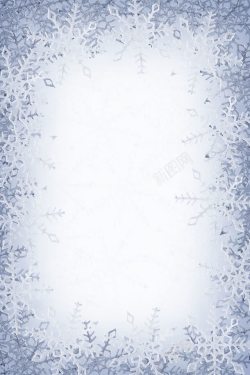 雪的边框圣诞节雪花背景高清图片