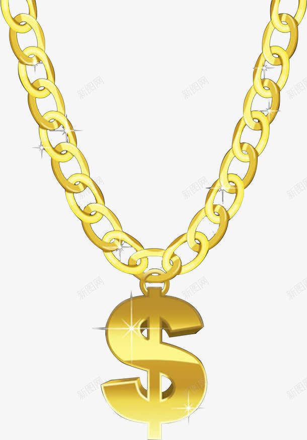 BGM大金链子png免抠素材_88icon https://88icon.com BGM 大金链 大金链子 搞笑 项链