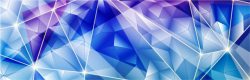 透明毛玻璃炫酷大气蓝色钻石质感淘宝海报背景高清图片