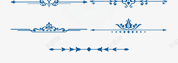 蓝色欧式复古花纹png免抠素材_88icon https://88icon.com 复古 欧式 花纹 蓝色 装饰