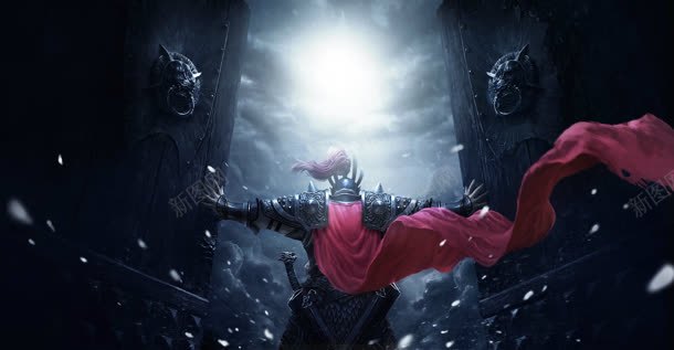 身穿战甲披风将军jpg设计背景_88icon https://88icon.com 将军 披风