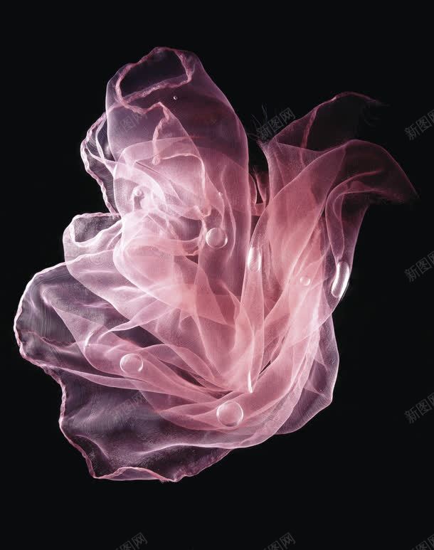 粉色半透明丝带丝巾jpg设计背景_88icon https://88icon.com 丝巾 丝带 粉色 透明