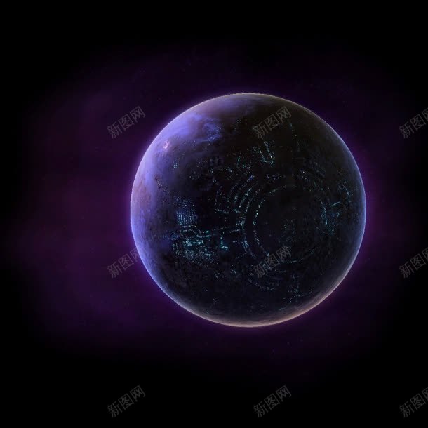 紫色嚼光效星球海报jpg设计背景_88icon https://88icon.com 星球 海报 紫色