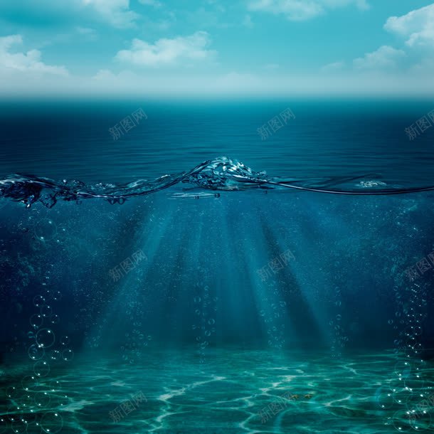 蓝色海洋大海水波jpg设计背景_88icon https://88icon.com 大海 水波 海洋 蓝色