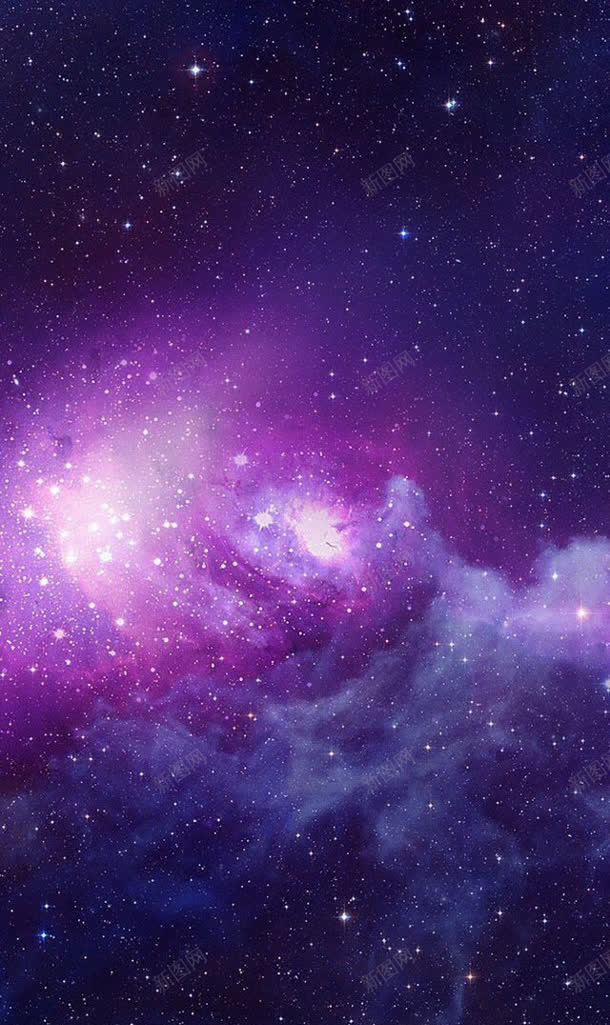 唯美紫色星空夜景jpg设计背景_88icon https://88icon.com 夜景 星空 紫色