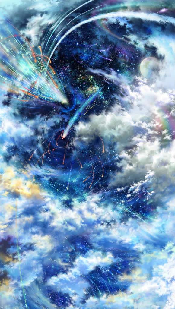 天空云朵星空jpg设计背景_88icon https://88icon.com 云朵 天空 星空 素材