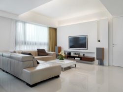 沙发海报白色现代家居客厅海报背景高清图片