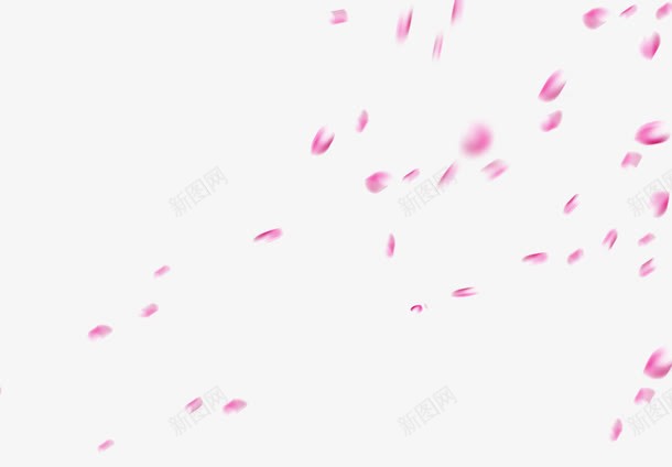 飘落的花瓣png免抠素材_88icon https://88icon.com 宣传单 樱花 海报 粉红色