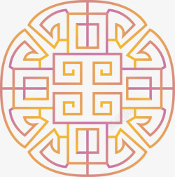 月饼免抠装饰渐变月饼花纹高清图片