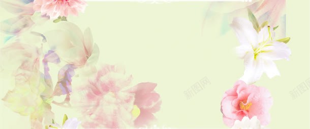 黄色背景粉色花朵海报jpg设计背景_88icon https://88icon.com 海报 粉色 背景 花朵 黄色