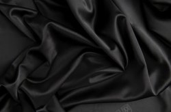 黑色丝绸黑色丝绸布满褶皱海报背景高清图片