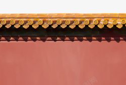 中国故宫复古古风红墙故宫红墙高清图片
