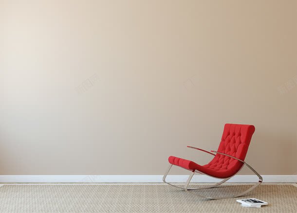 房间里的红色的沙发摇椅jpg设计背景_88icon https://88icon.com 房间 摇椅 沙发 红色