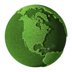 保护环创意绿色地球高清图片
