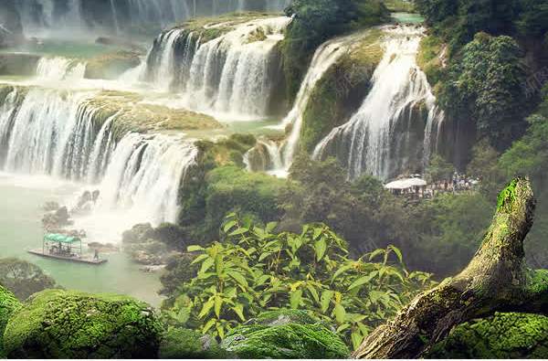 流水世外桃源城堡jpg设计背景_88icon https://88icon.com 世外桃源 城堡 绿山 清水 流水 背景