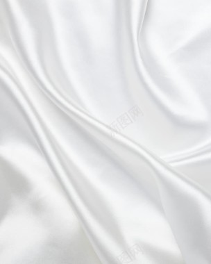 白色柔滑绸缎布料背景