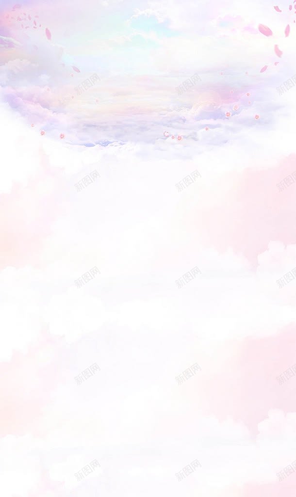 粉白色云彩花瓣天空jpg设计背景_88icon https://88icon.com 云彩 天空 粉白色 花瓣