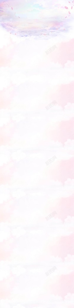 花瓣粉白色云彩花瓣天空高清图片