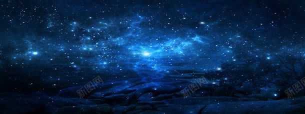 蓝色星空背景jpg设计背景_88icon https://88icon.com 地球 宇宙 星空 炫 科技 背景 青色星空背景
