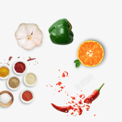 美味的辣椒绿色蔬菜高清图片