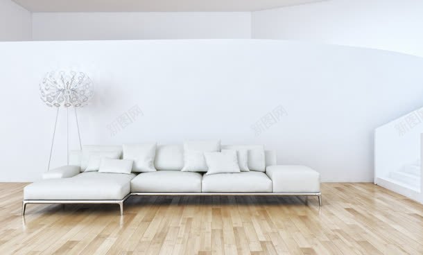 白色沙发白色落地灯客厅jpg设计背景_88icon https://88icon.com 客厅 沙发 白色 落地