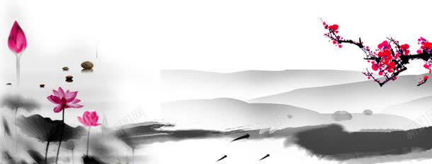 美食饮食中国风荷花水墨画背景bannerjpg设计背景_88icon https://88icon.com banner 中国风 水墨画 美食 背景 荷花 风水画 饮食