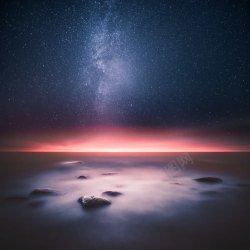 星空海星空下的海南海报背景高清图片