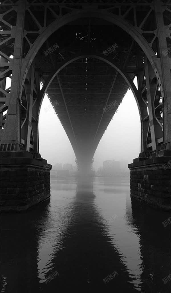 黑色工业大桥水面jpg设计背景_88icon https://88icon.com 大桥 工业 水面 黑色