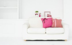 可爱靠枕可爱粉色系靠枕沙发高清图片