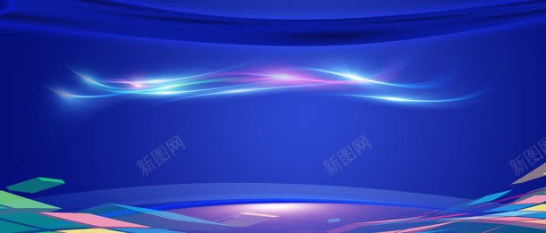 科技背景jpg设计背景_88icon https://88icon.com 光电 彩色光晕 斑斓 电子科技 电脑科技 科技之光 科技展板 科技模板 蓝色创意背景 蓝色科技海报