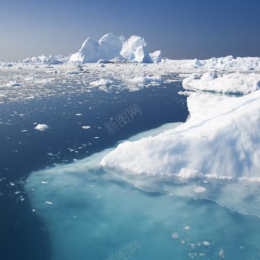 北极冰山冰块摄影图摄影图片