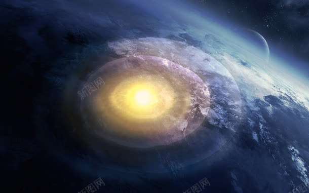 科幻星光光晕星球jpg设计背景_88icon https://88icon.com 光晕 星光 星球 科幻