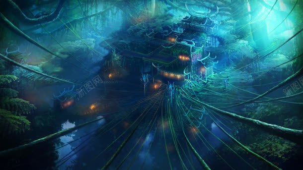 武侠画面梦幻场景jpg设计背景_88icon https://88icon.com 古典 场景 梦幻 武侠 画面