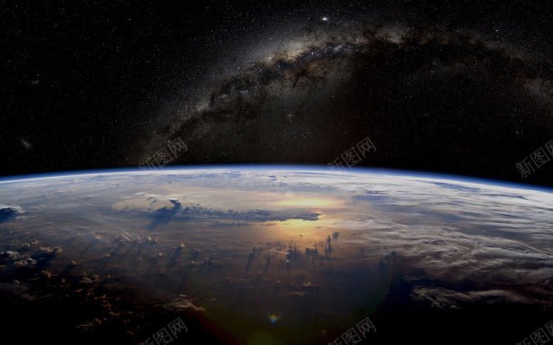 银河系壮观宽屏背景jpg设计背景_88icon https://88icon.com 壮观 背景 银河系